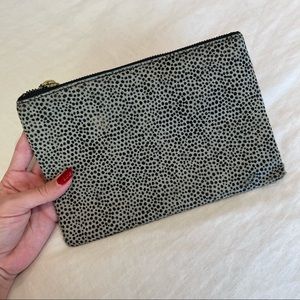 Madewell Animal Print Clutch